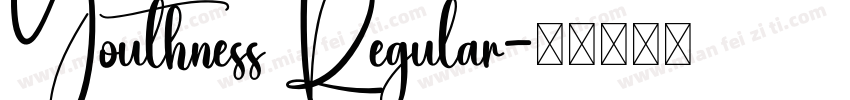 Youthness Regular字体转换